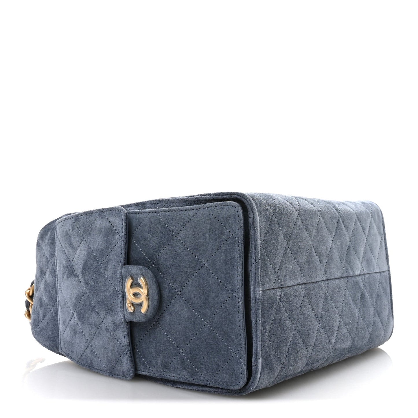 Chanel Suede Quilted Small Chanel 25 Handbag - Rovelle Bags
