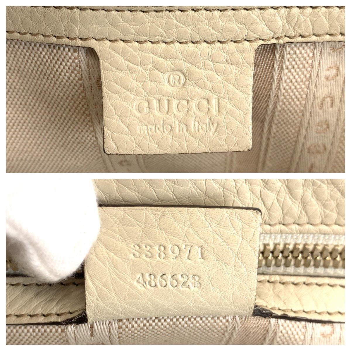 Gucci Leather Interlocking Handbag 501222