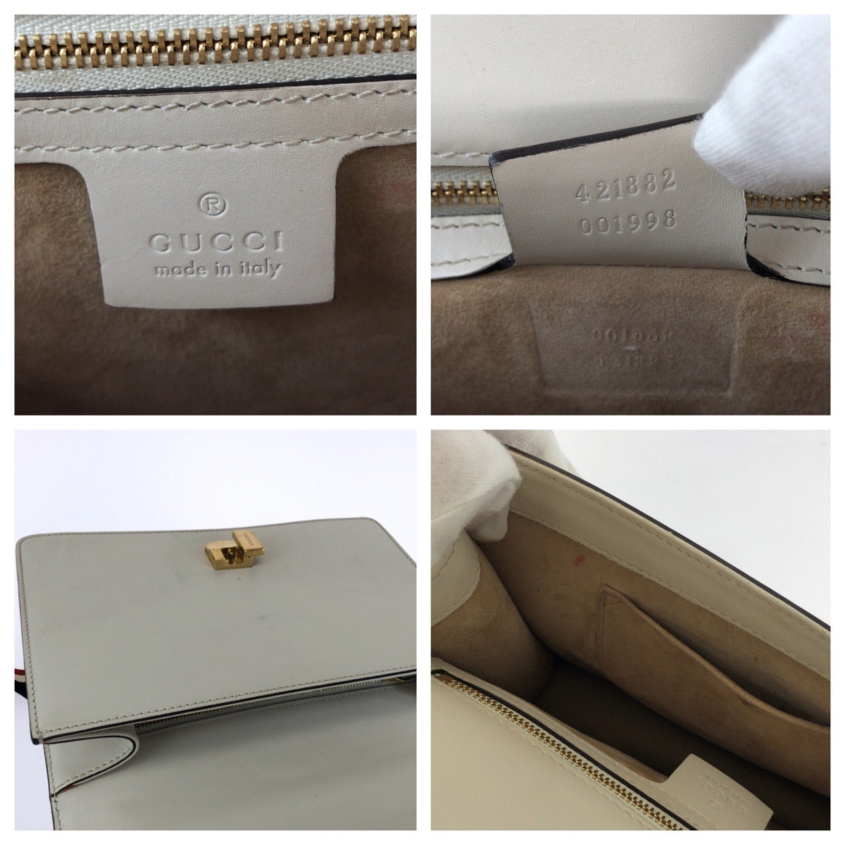 Gucci Leather Sylvie 2way Shoulder Bag 421882