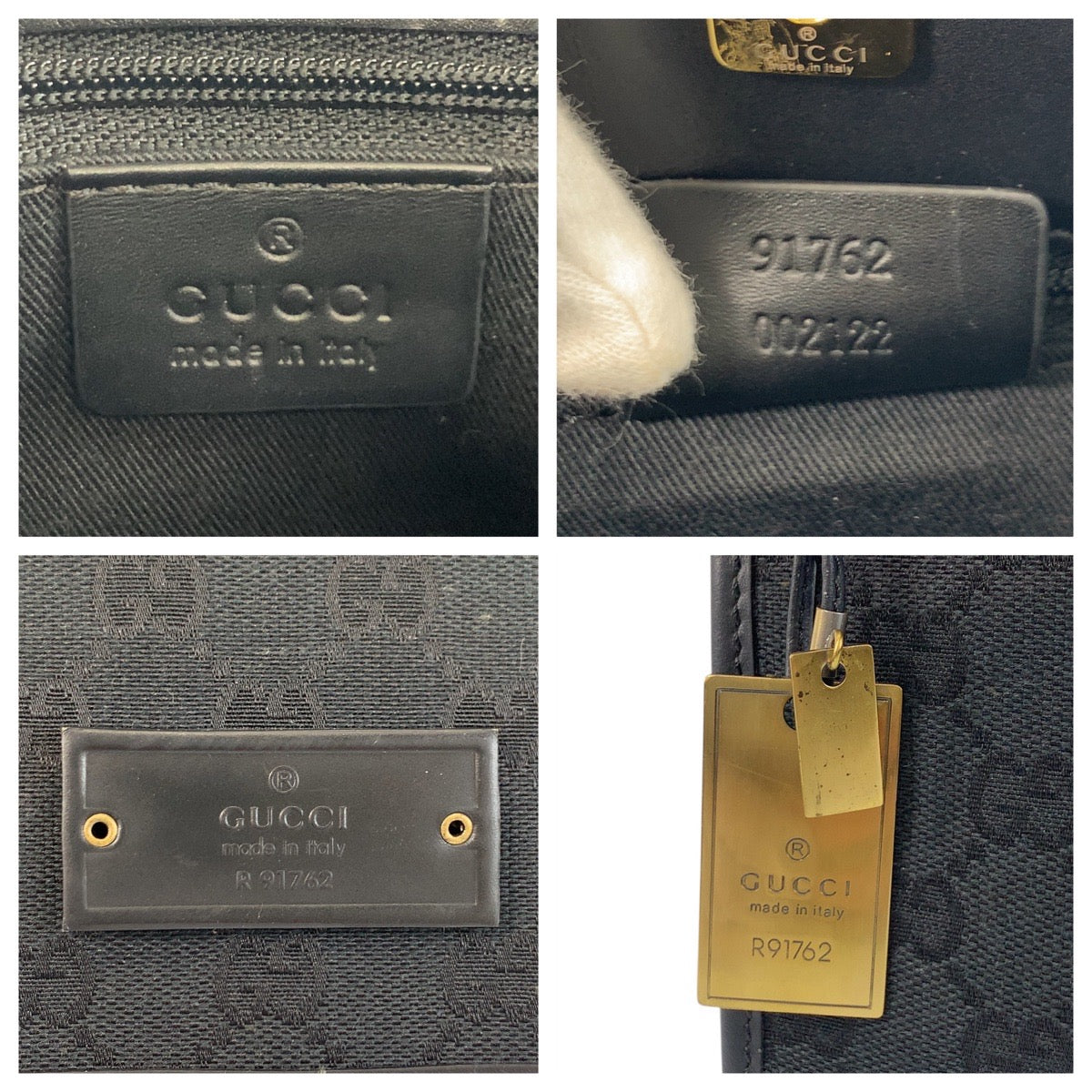 Gucci GG Canvas/Leather Shoulder Bag 91762