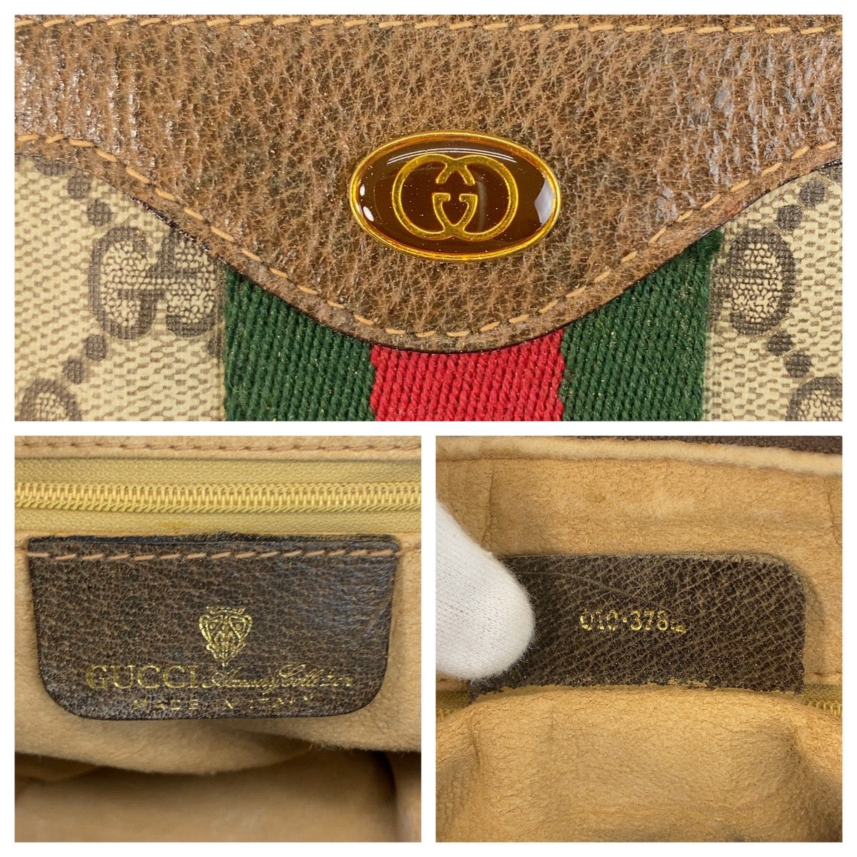 Gucci GG Supreme Canvas Handbag