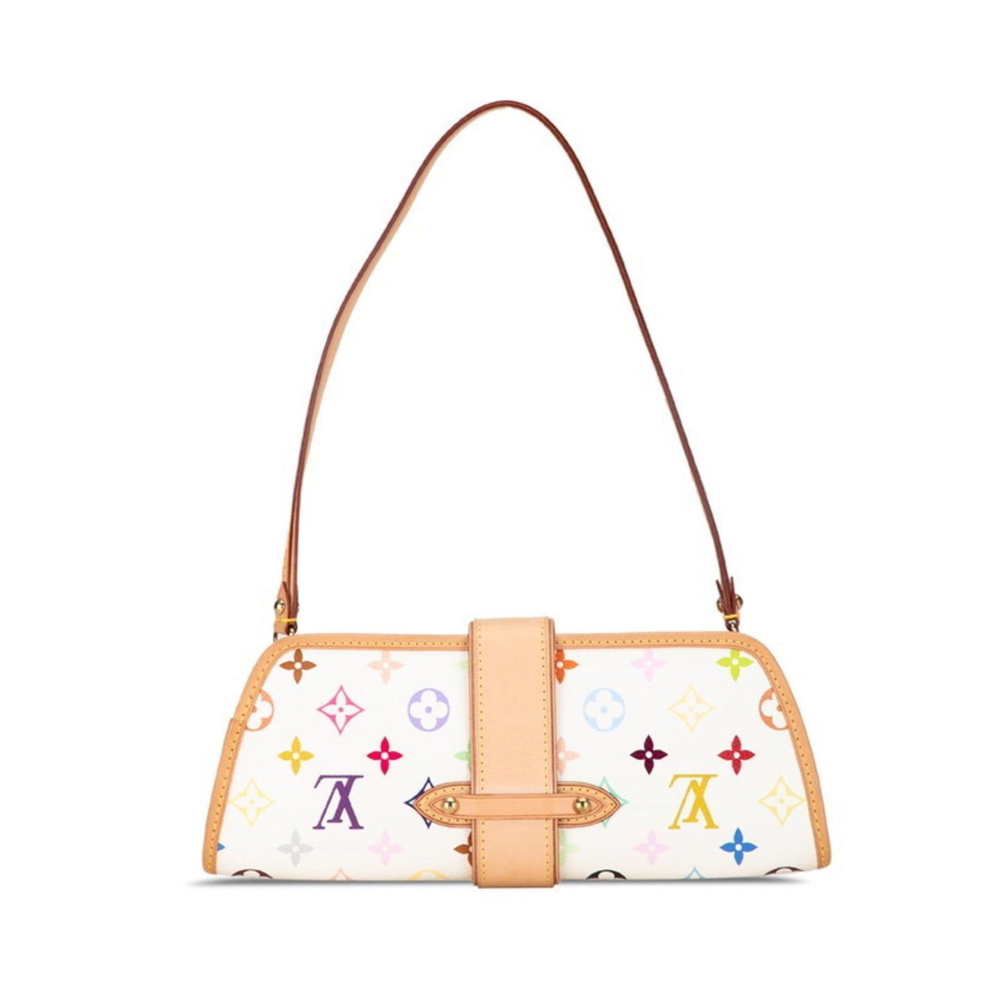 Louis Vuitton Blanc Pvc Leather Shoulder Bag
