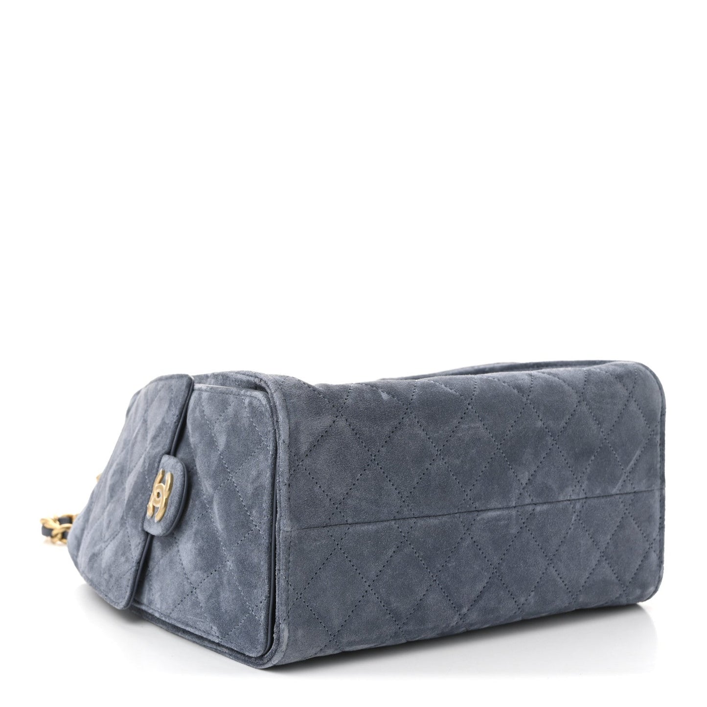 Chanel Suede Quilted Small Chanel 25 Handbag - Rovelle Bags