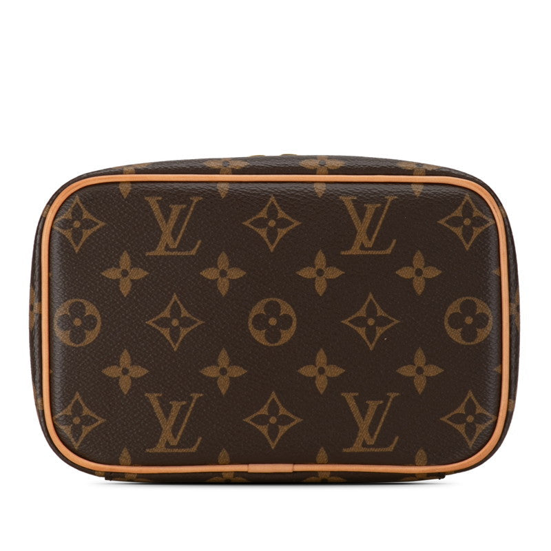 Louis Vuitton Monogram Nice Mini Vanity Bag M44495 Brown PVC Leather Louis Vuitton