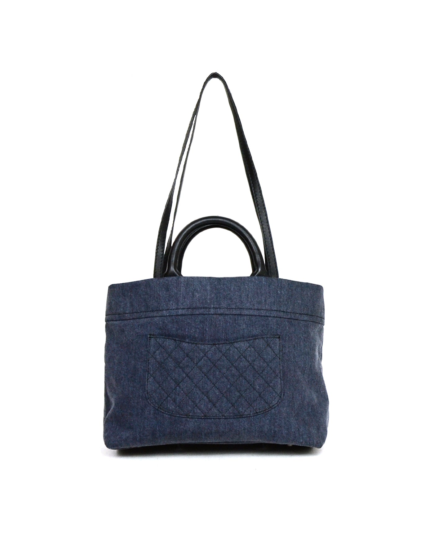 Chanel 2017 Blue Deauville Style Tote Tote Bag - Rovelle Bags