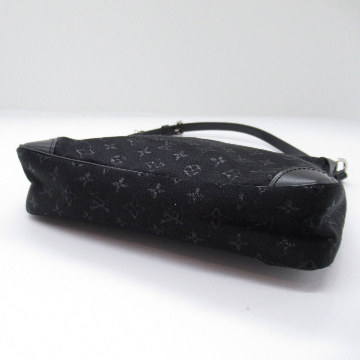 Louis Vuitton Little Bronze Accessories Bag PVC Coated Canvas Monogram Satin Black M92142