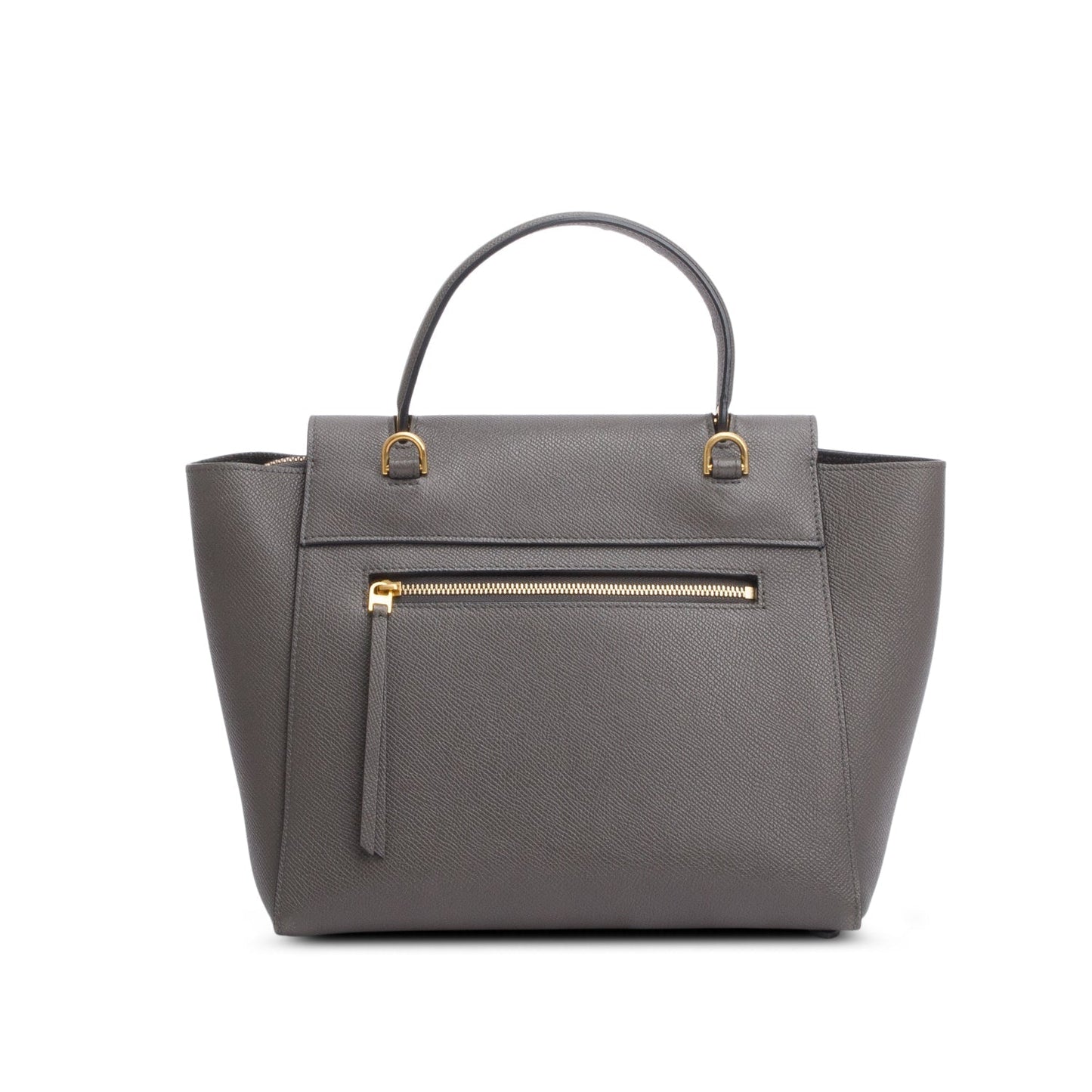 Celine Grey Grained Calfskin Micro Belt Bag