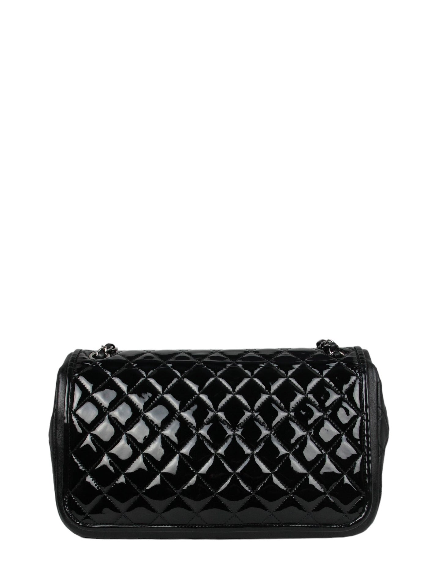 Chanel Black Classic Twist Patent Flap Flap Bag - Rovelle Bags