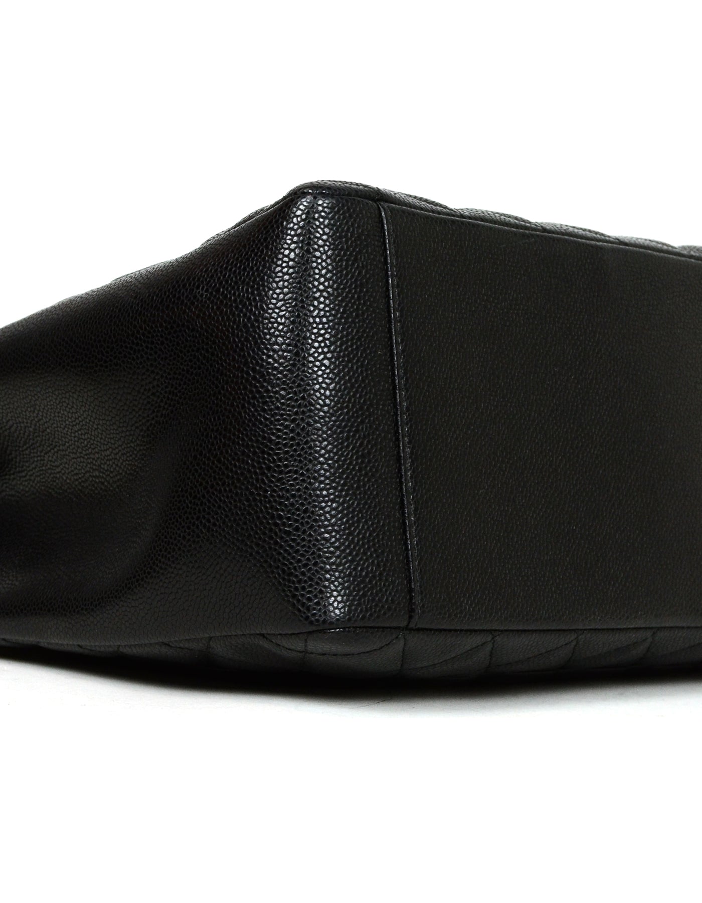 Chanel 2014 Discontinued Black Caviar Leather Tote Bag - Rovelle Bags