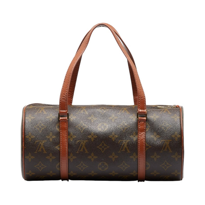 Louis Vuitton Monogram Papillon 30 Handbag M51385 Brown PVC Leather Louis Vuitton