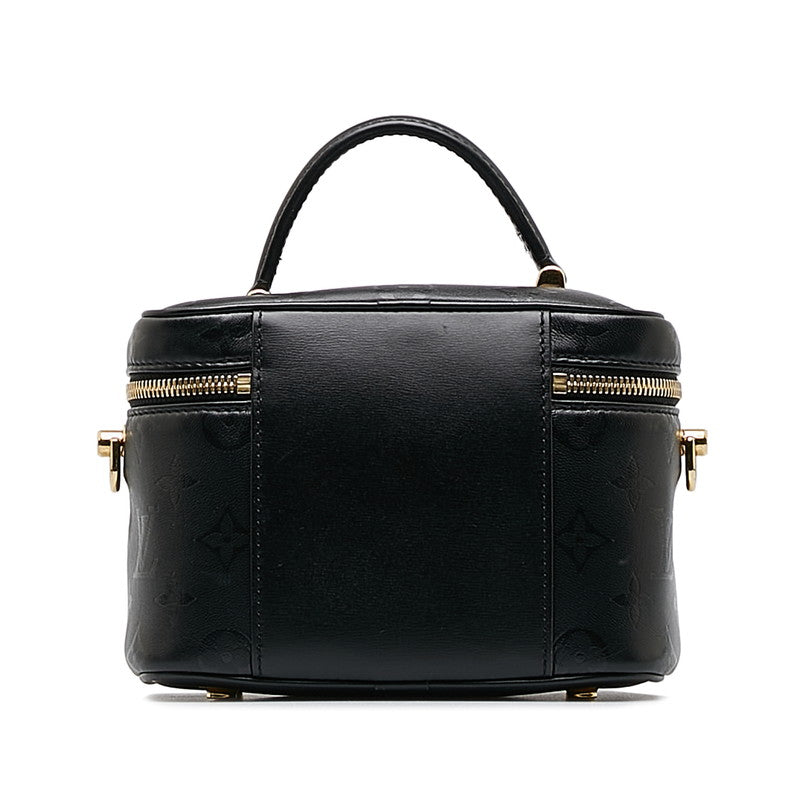 Louis Vuitton Monogram Ink Vanity PM Vanity Bag Shoulder Bag 2WAY M57118 Noir Black Leather Louis Vuitton