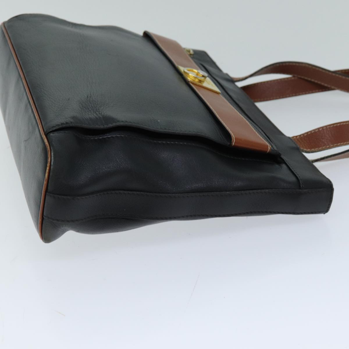 Luxury CELINE Tote Bag Leather Black 76016