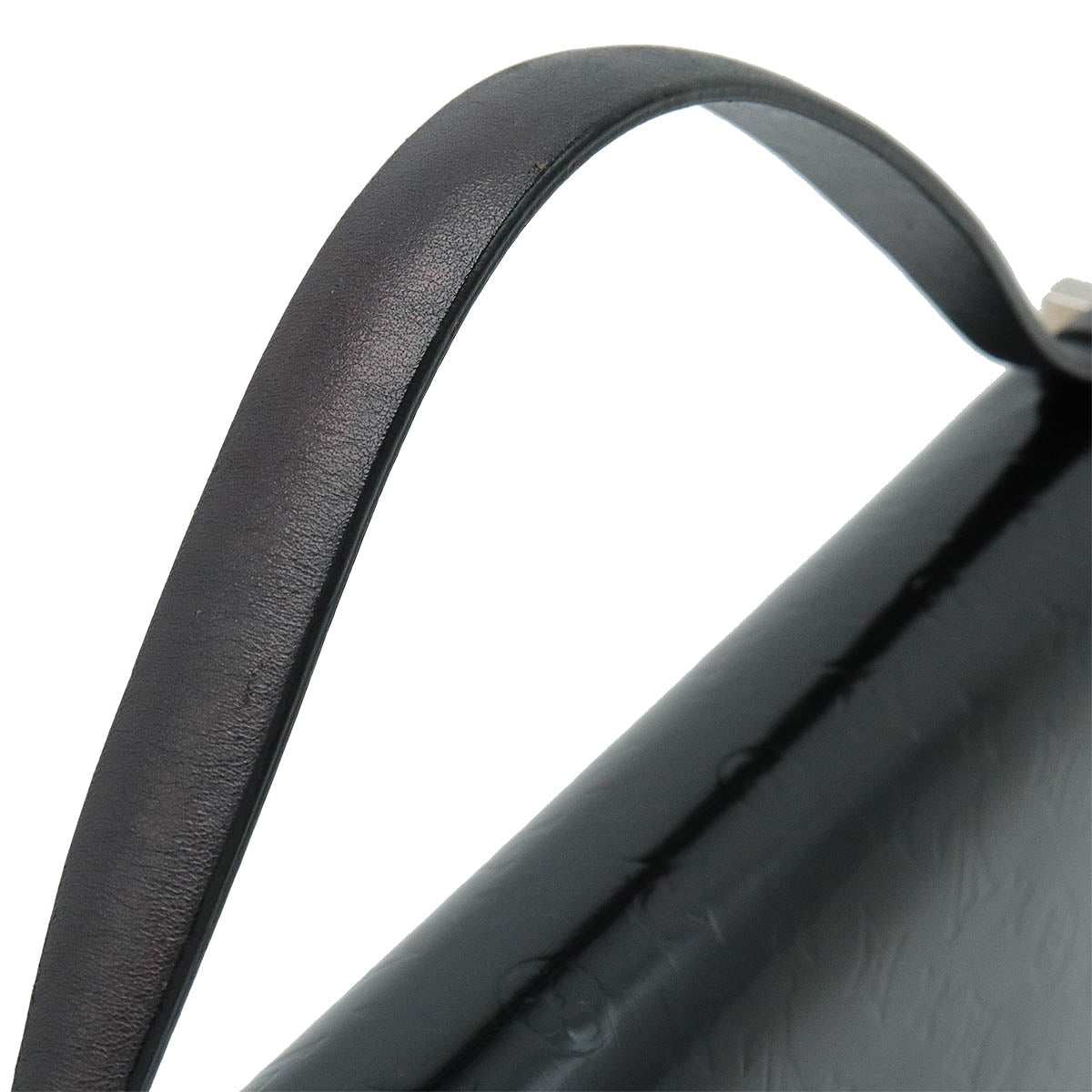 LOUIS VUITTON Louis Vuitton Monogram Miniglass Anushka GM Handbag Cracksack Noir Black Black Silver M92229