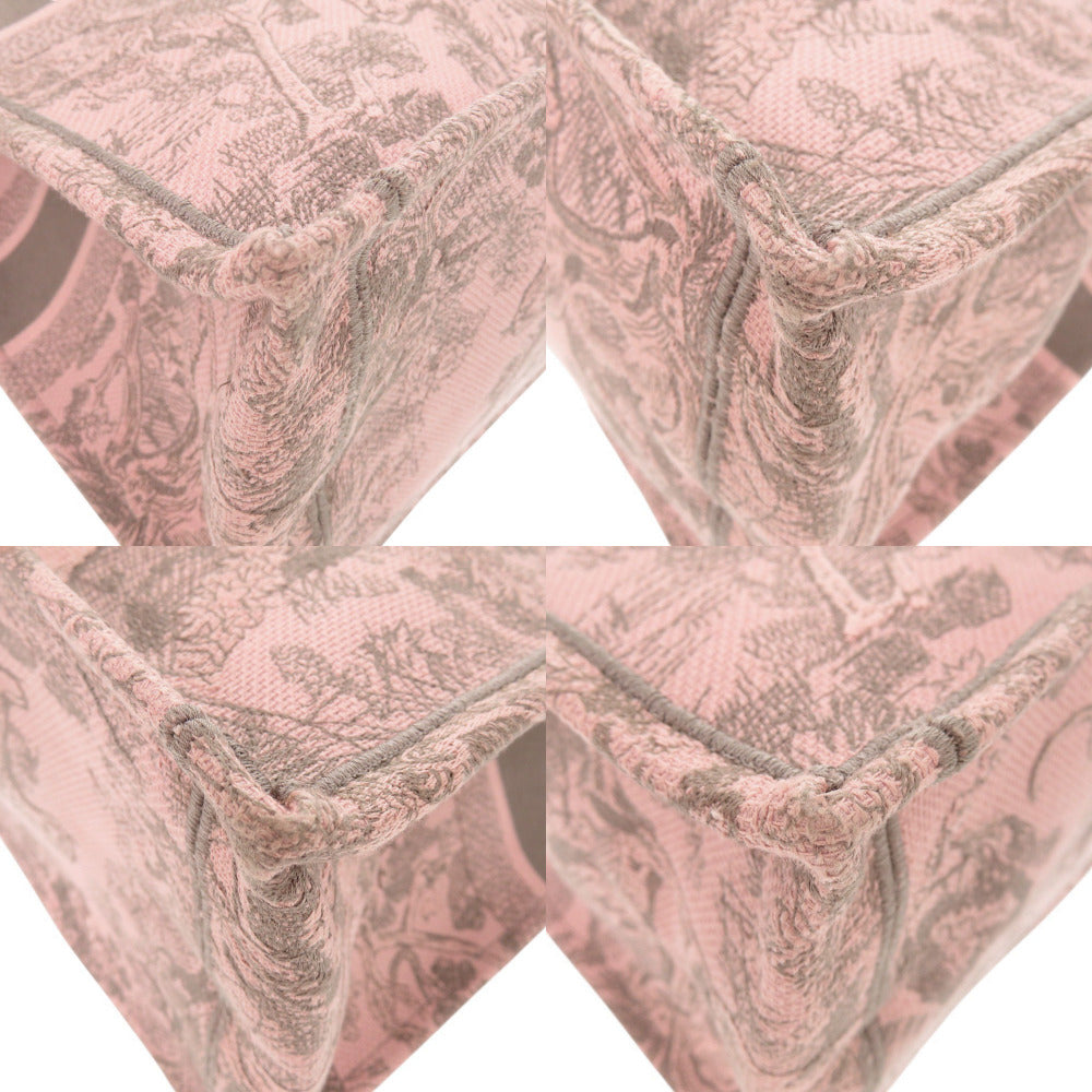 Christian Dior Tote Bag canvas pink book tote large