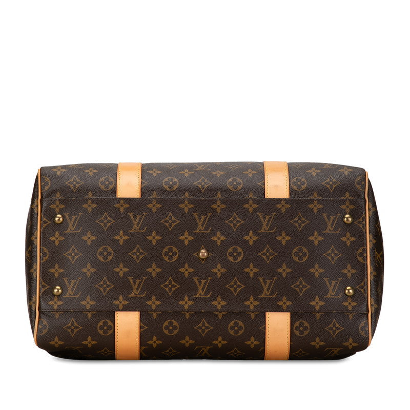 Louis Vuitton Monogram Carryr Boston Bag M40074 Brown PVC Leather Louis Vuitton