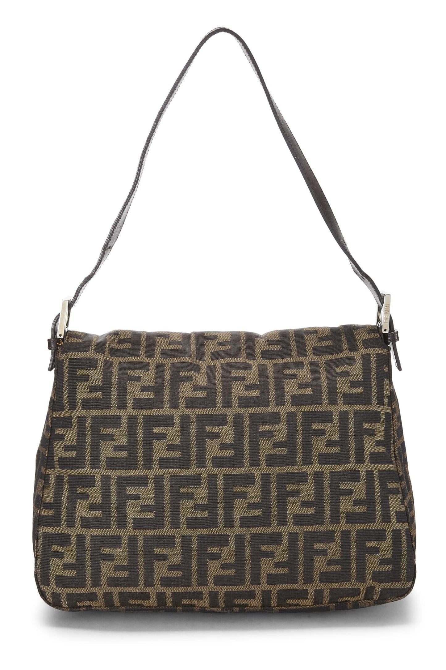 Fendi, Brown Zucca Canvas Mama, Brown