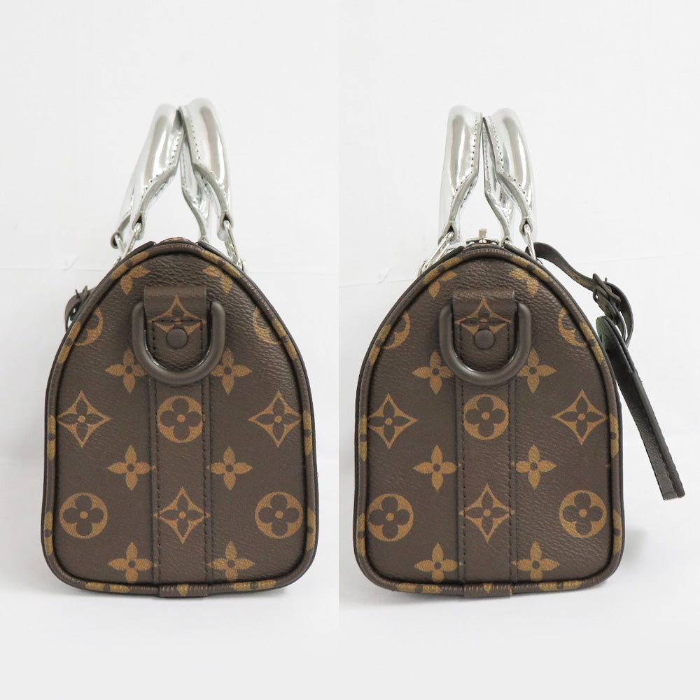 Louis Vuitton Monogram Metallic Nebula Kippur Bandouliere 25 M23119 Silver Handbag Crossbody Silver Handbag Crossbody Mens
