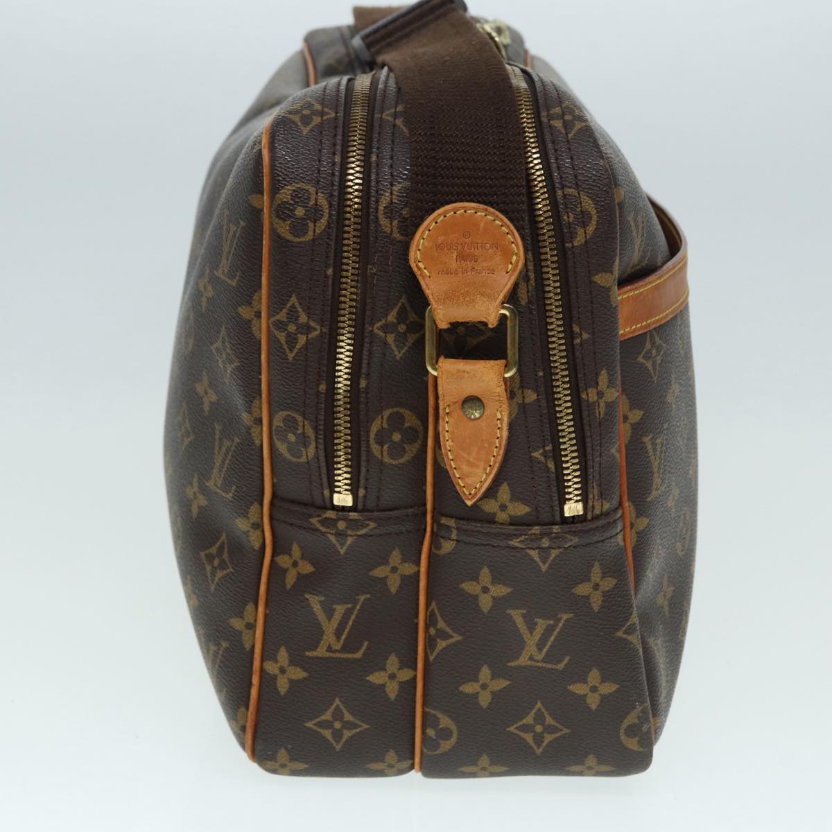 LOUIS VUITTON Monogram Reporter GM Shoulder Bag M45252 LV Auth 85673