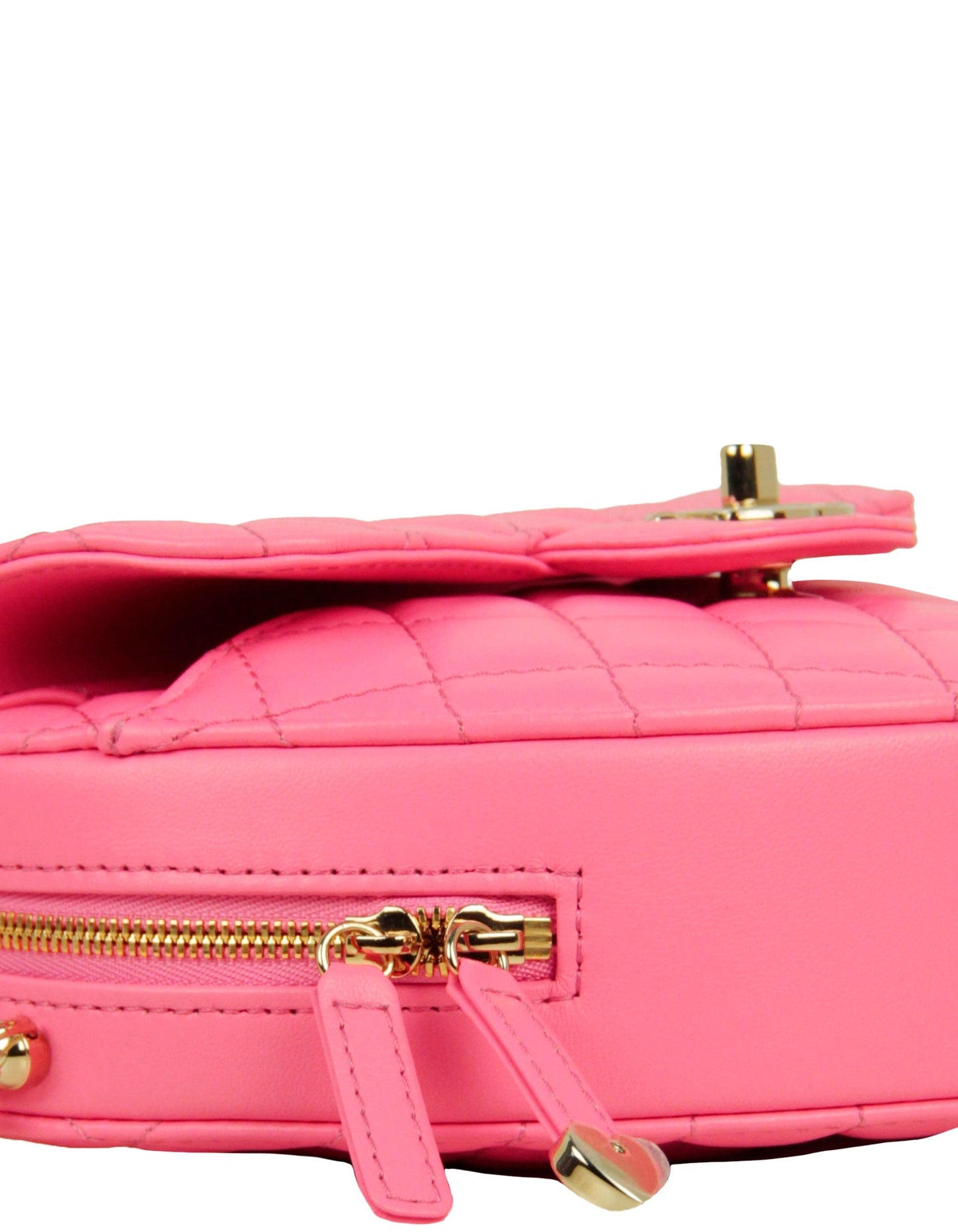 Chanel Pink Lambskin Quilted CC In Crossbody Bag - Rovelle Bags