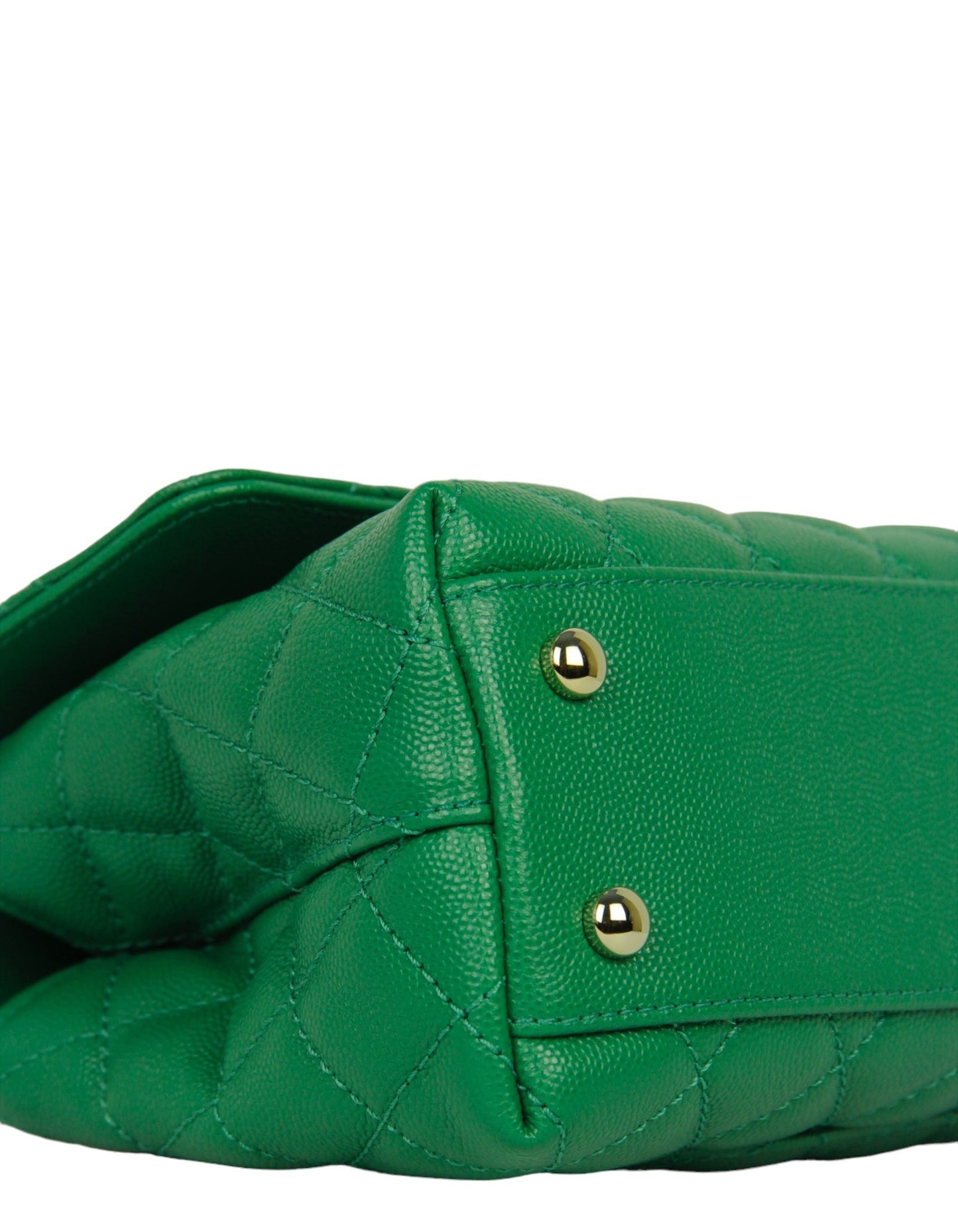 Chanel 2024 Green Caviar Mini Coco Flap Bag - Rovelle Bags