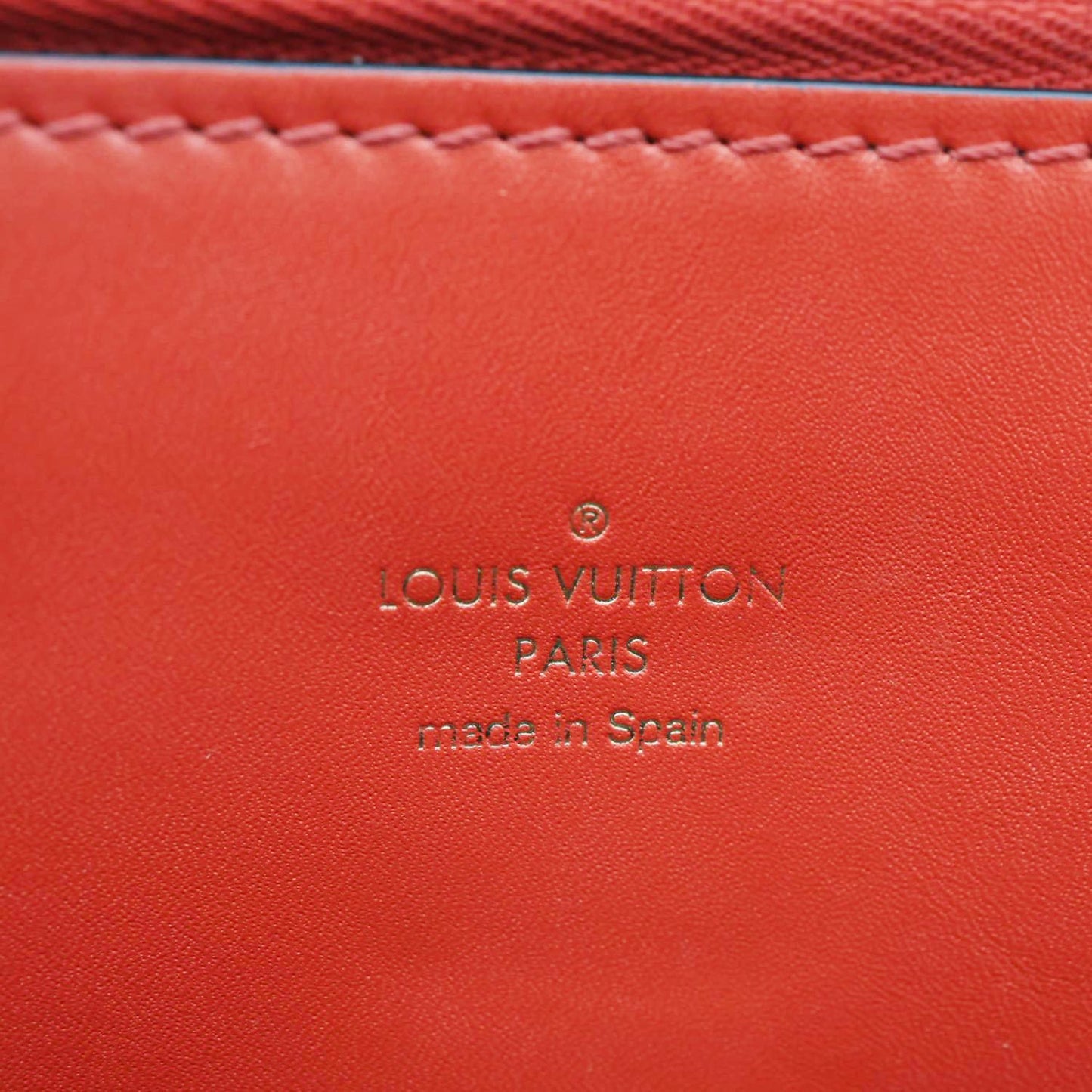 LOUIS VUITTON Millefeuille Monogram Canvas Shoulder Bag Red