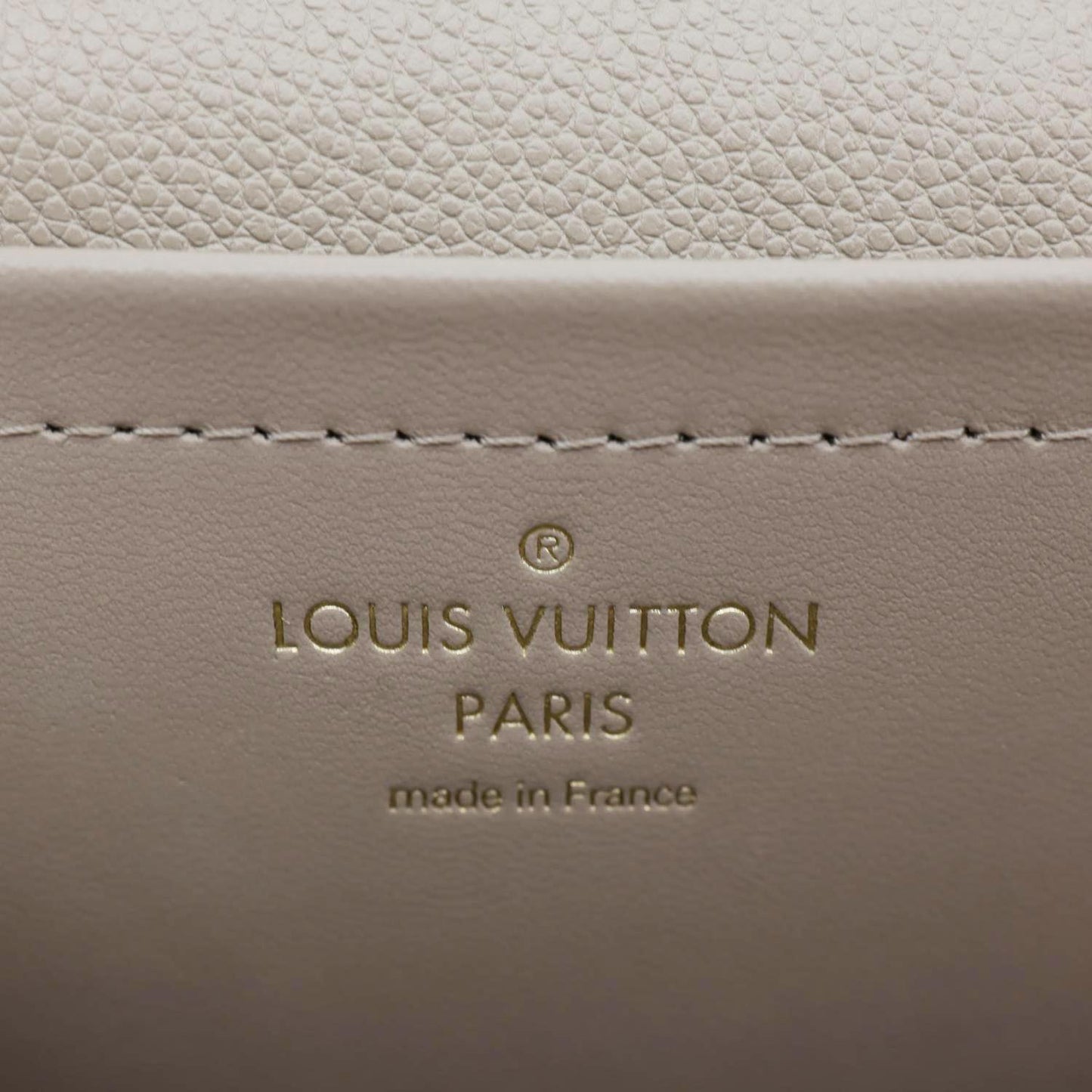 LOUIS VUITTON Marceau Monogram Empreinte Leather Shoulder Bag Beige