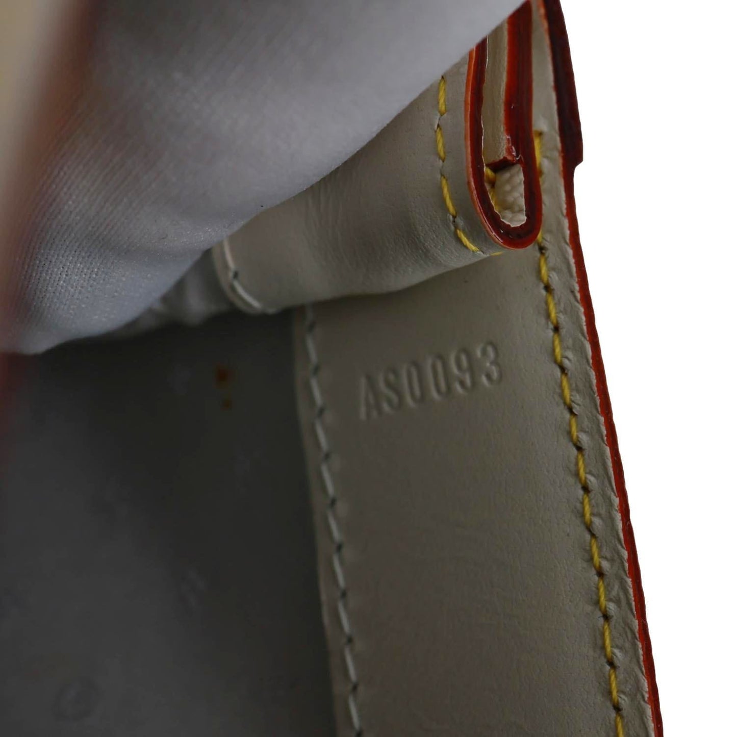 LOUIS VUITTON Suhali Le Fabuleux Leather Satchel Bag Off White