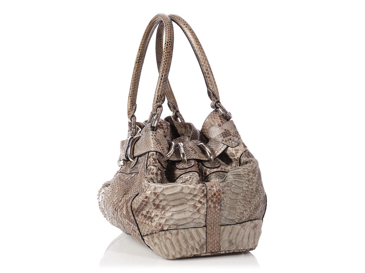 Burberry Large Woven Handbag - Rovelle Bags