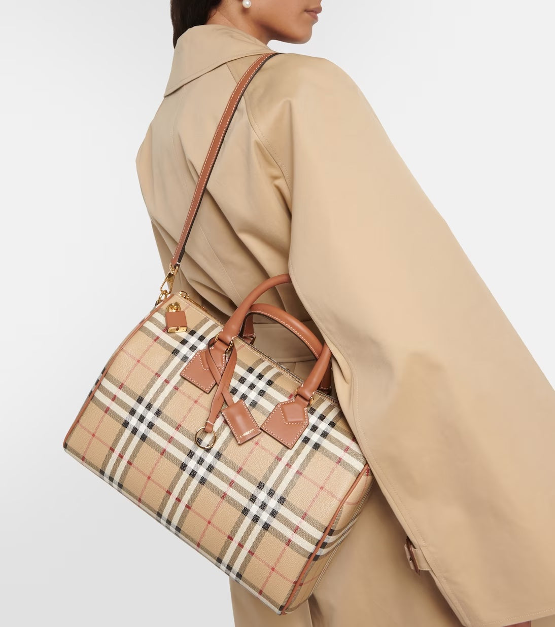 Burberry Check Handbag - Rovelle Bags
