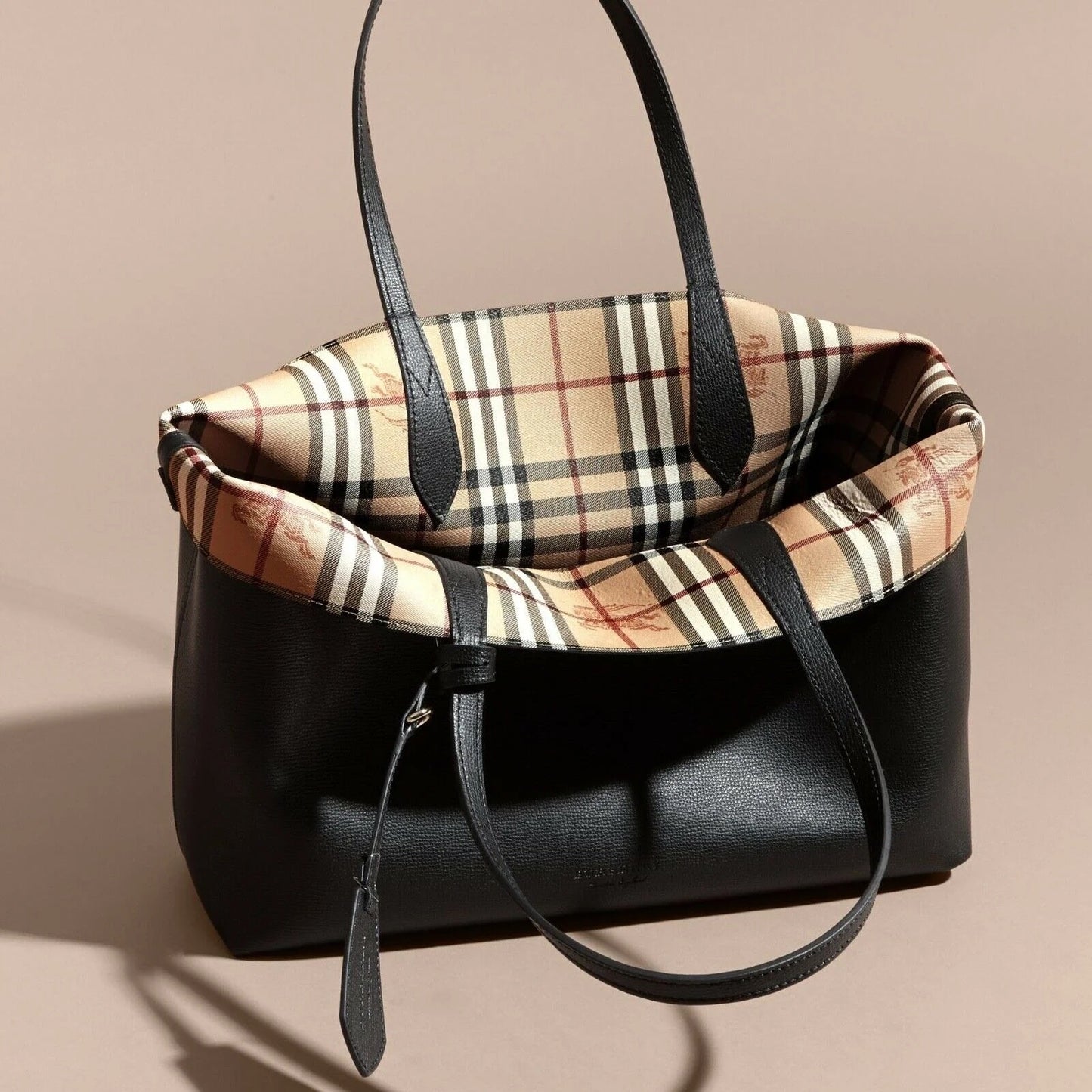 Burberry Check Tote - Rovelle Bags