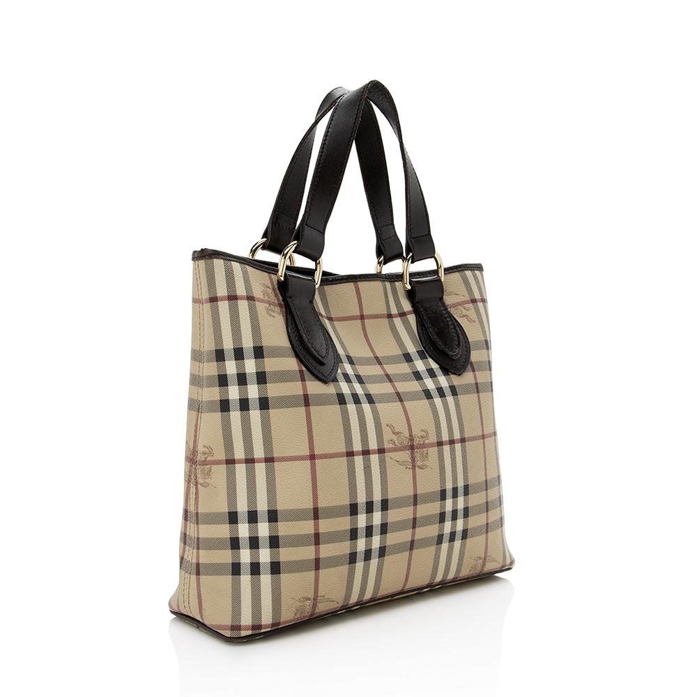 Burberry Check Tote - Rovelle Bags