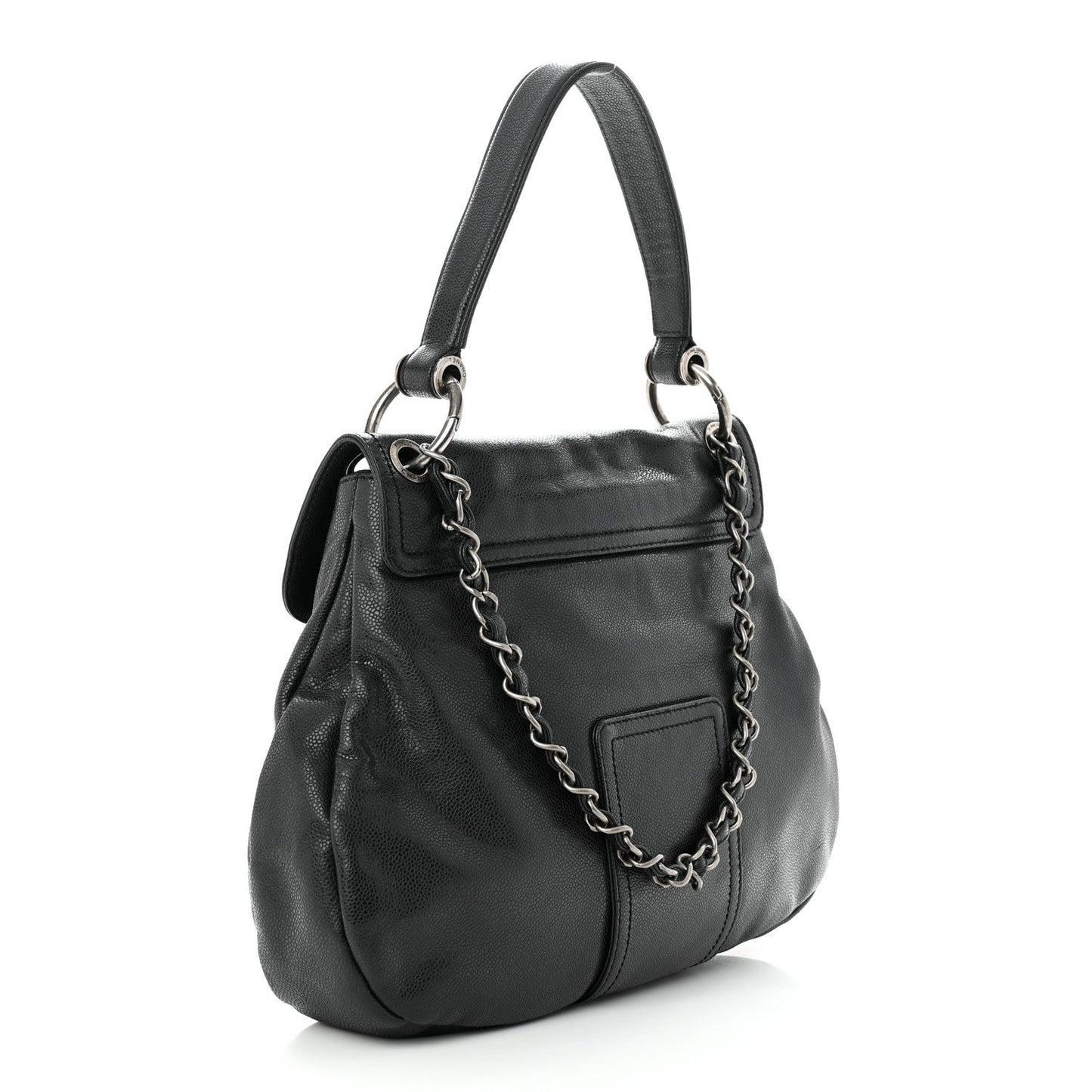 Chanel GLAZED CAVIAR COCO Flap Bag - Rovelle Bags