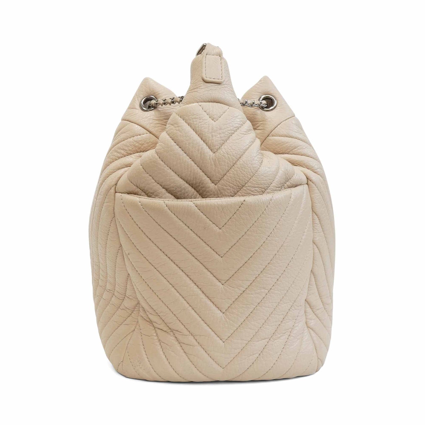 Chanel Chevron Quilted Bucket Bucket Bag - Rovelle Bags