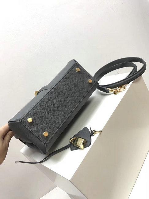 Celine Small Bag In Grained Calfskin Medium Grey