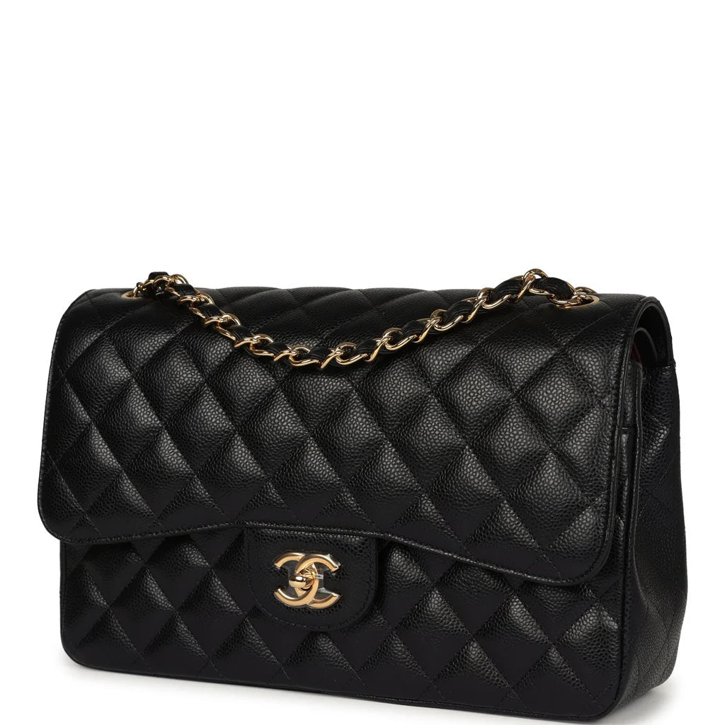 Chanel CAVIAR QUILTED CLASSIC Flap Bag - Rovelle Bags