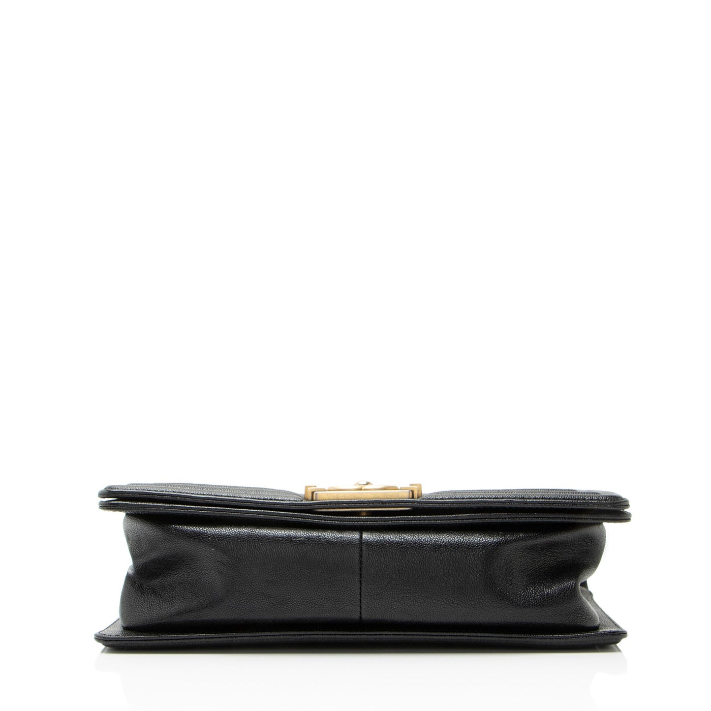 Chanel Chevron Caviar Leather Old Medium Boy Bag
