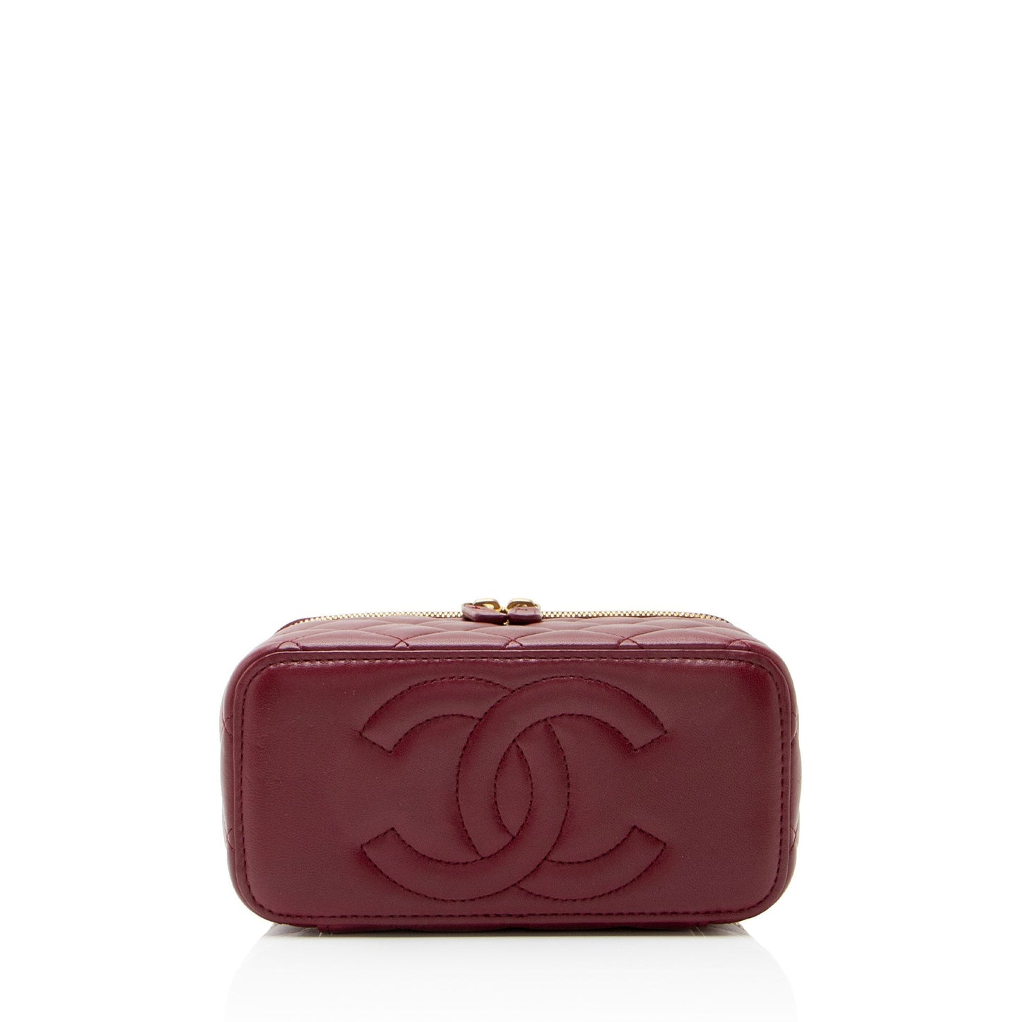 Chanel Lambskin Coco Hearts Small Vanity Case