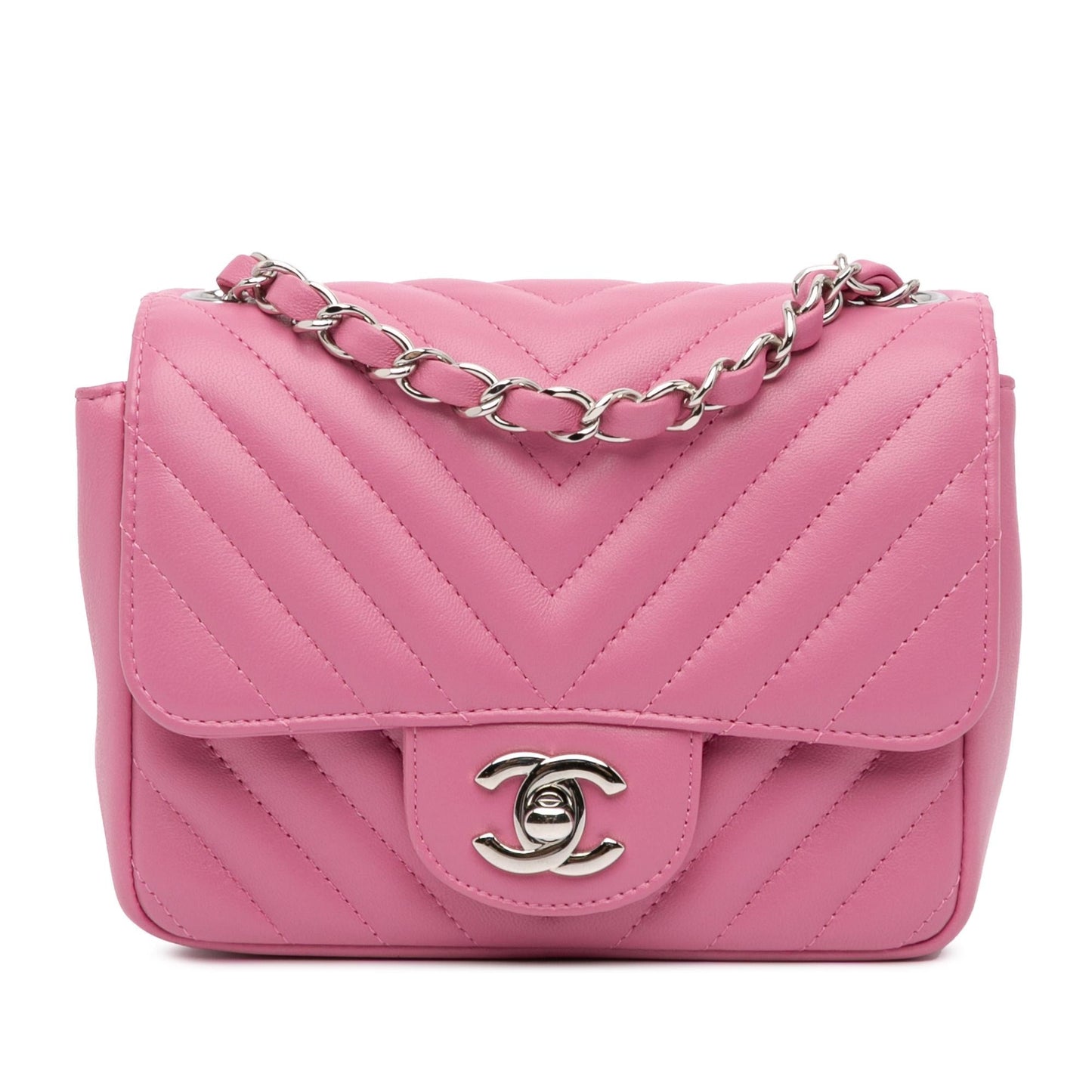 Chanel Square Classic Chevron Crossbody Bag - Rovelle Bags