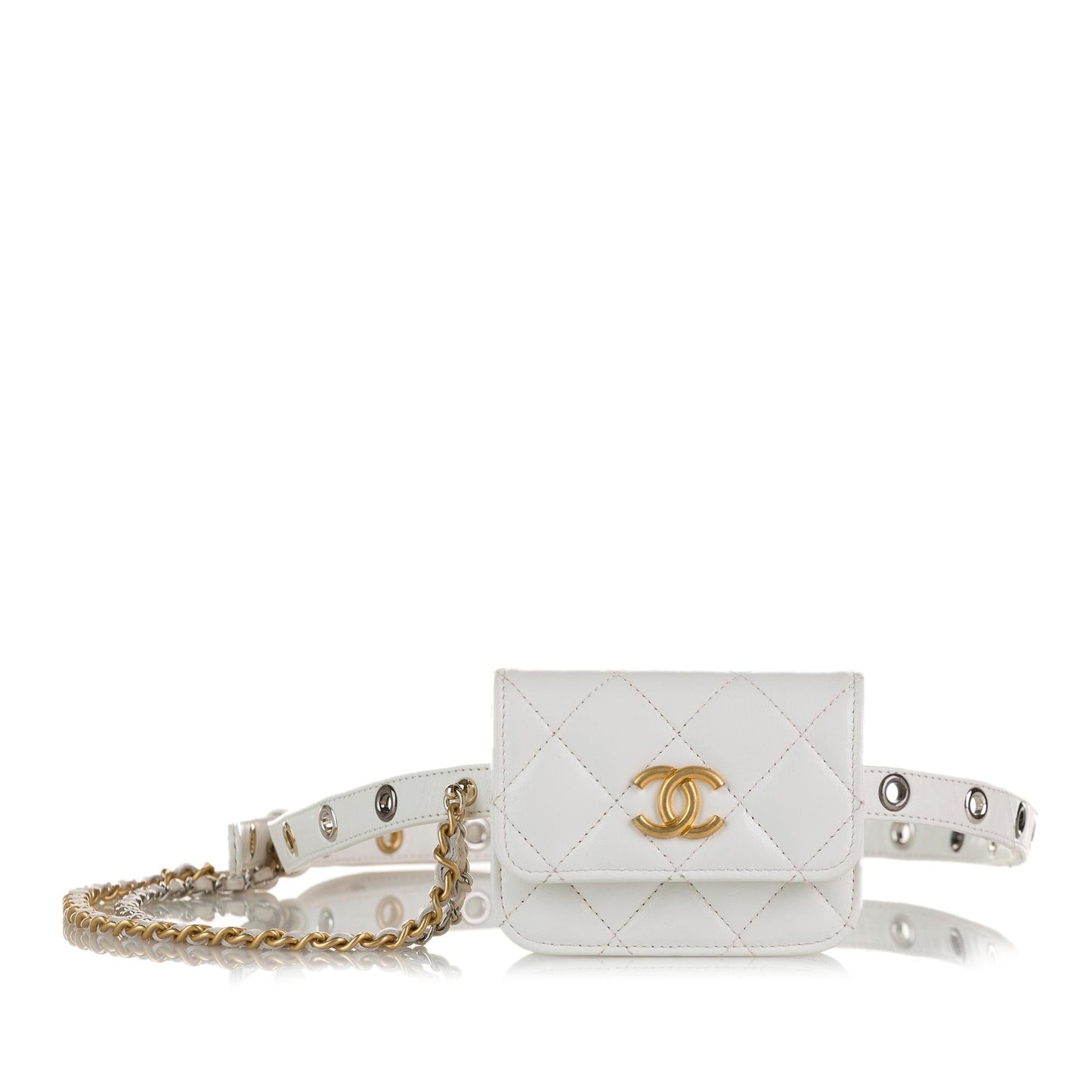 Chanel Punk Chain Leather Handbag - Rovelle Bags