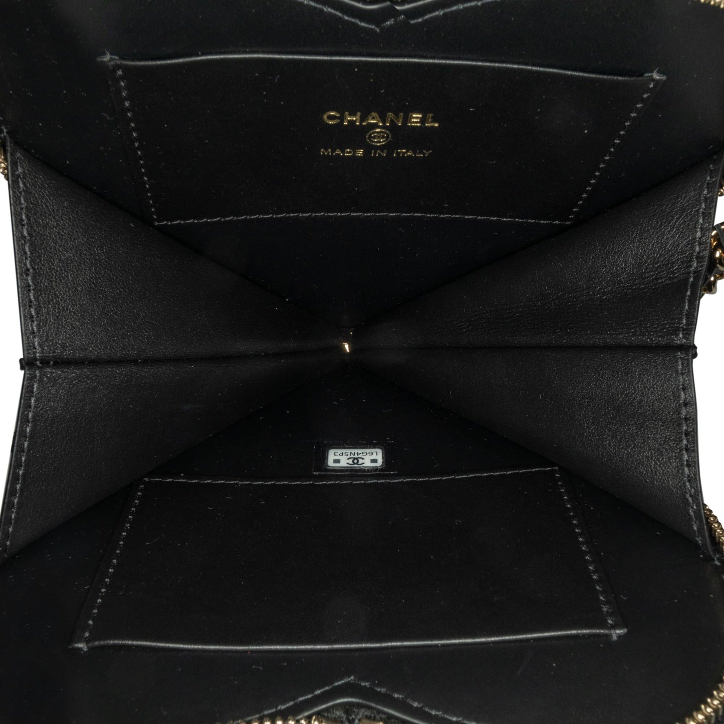Chanel Quilted Patent Calfskin Clutch Bag - Rovelle Bags