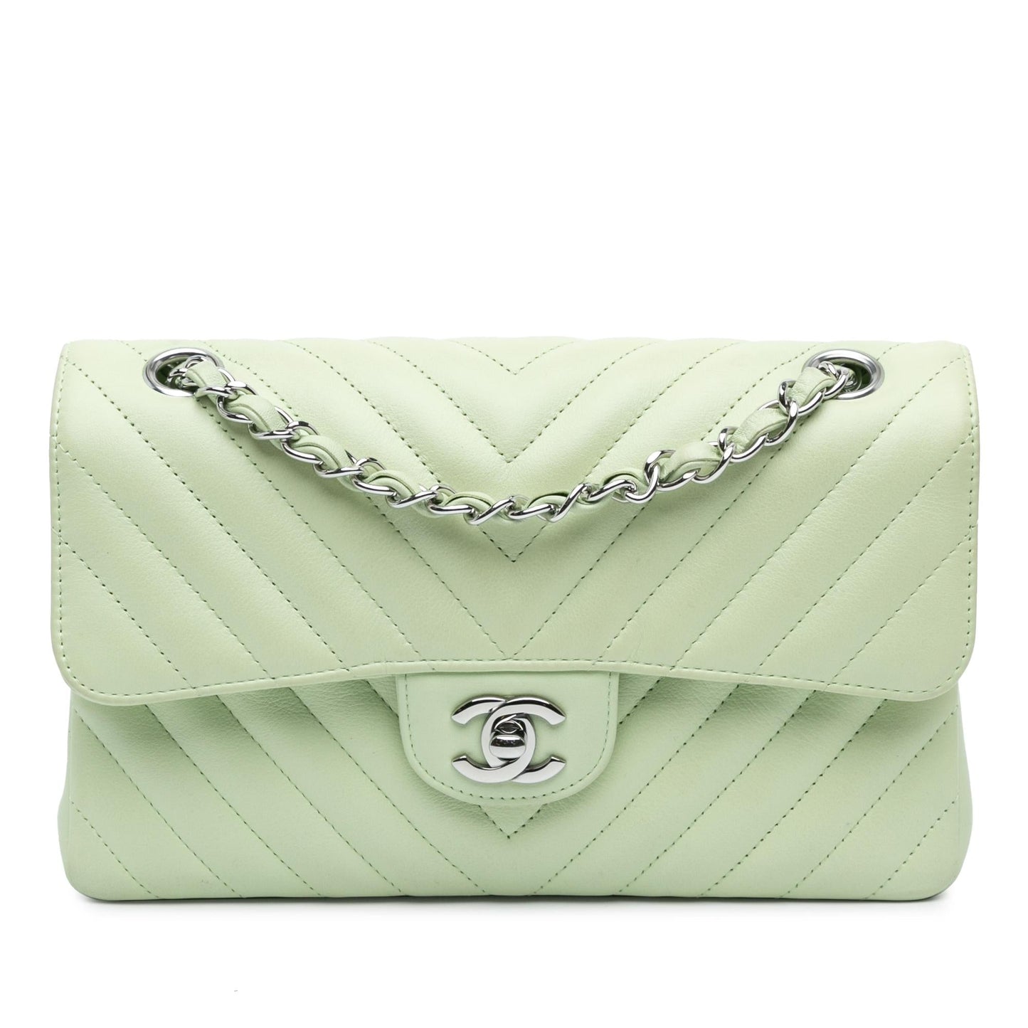Chanel Classic Chevron Lambskin Shoulder Bag - Rovelle Bags