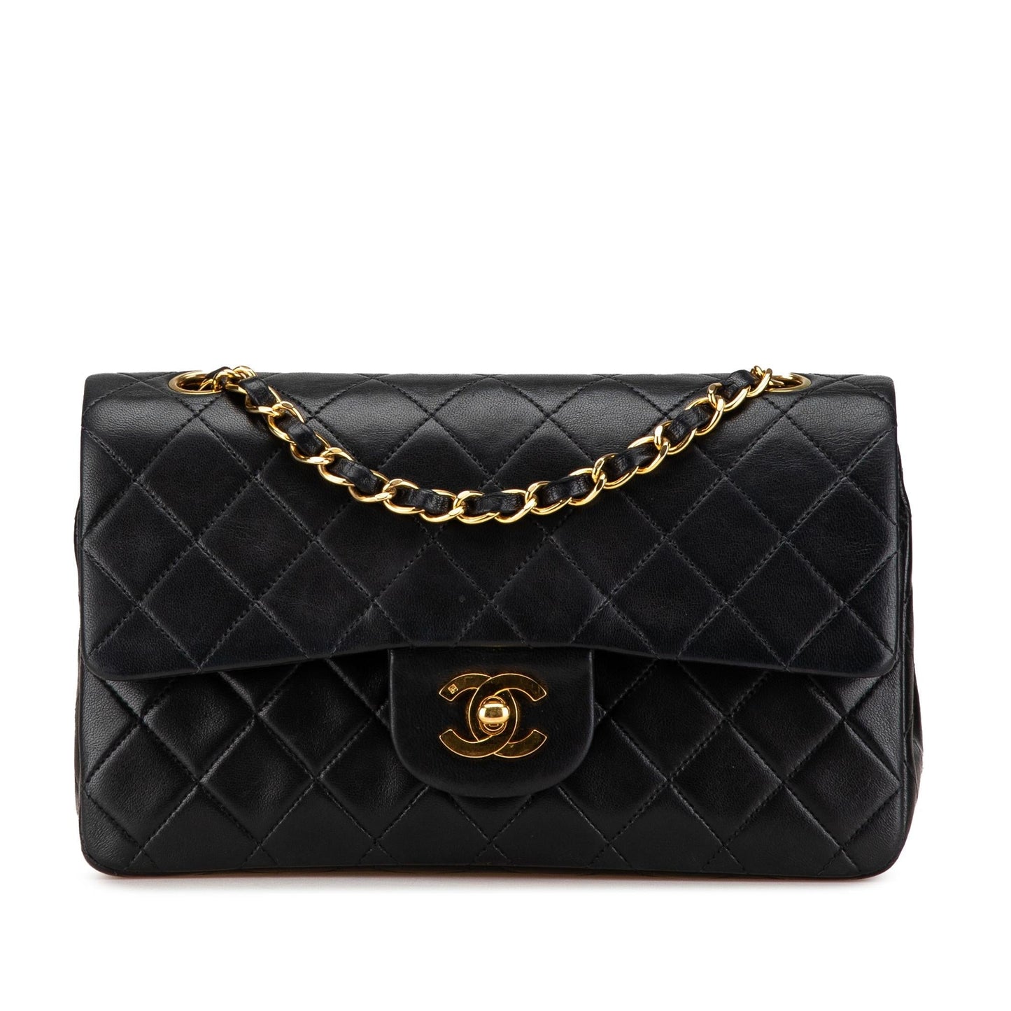 Chanel Classic Lambskin Double Shoulder Bag - Rovelle Bags