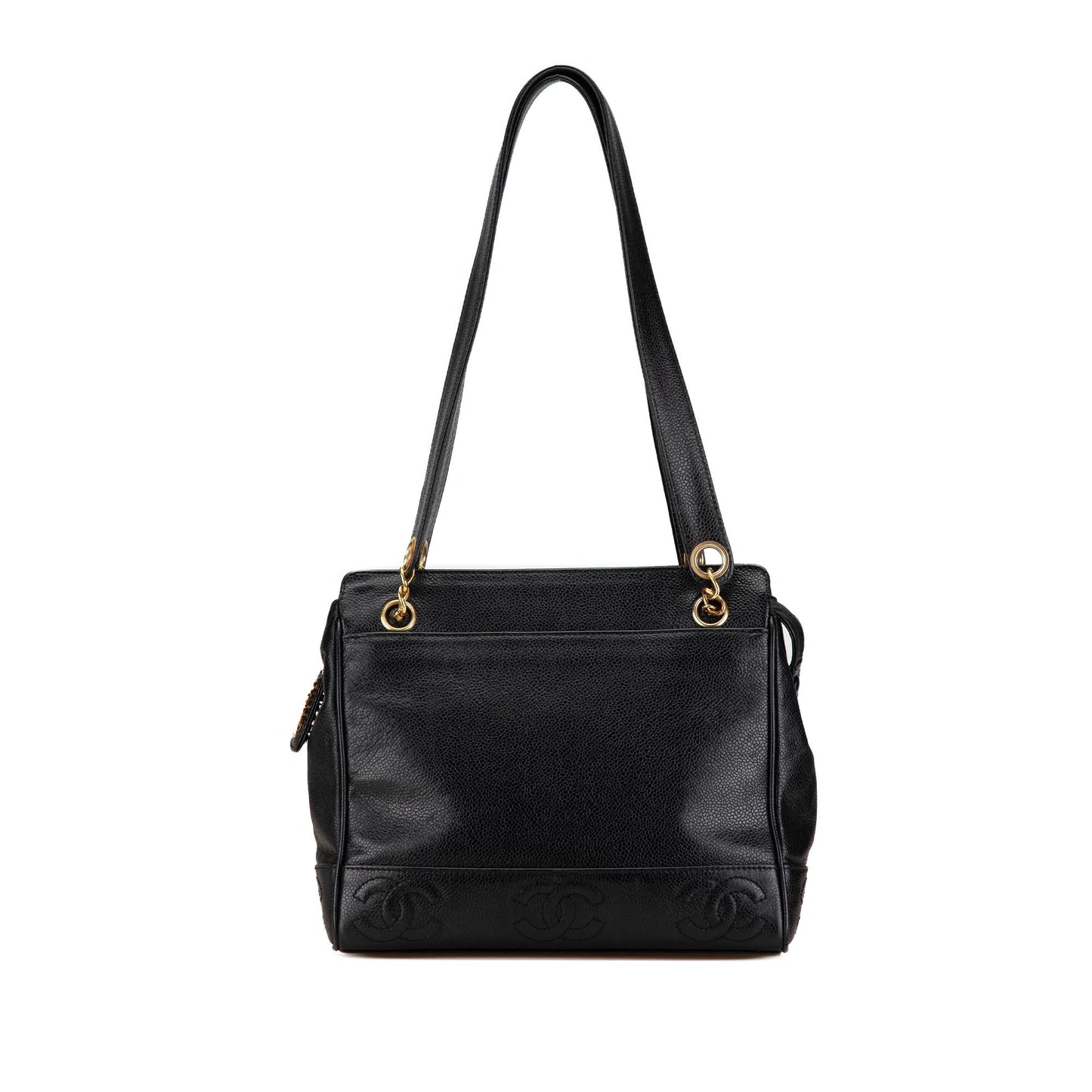 Chanel Triple CC Caviar Shoulder Bag - Rovelle Bags