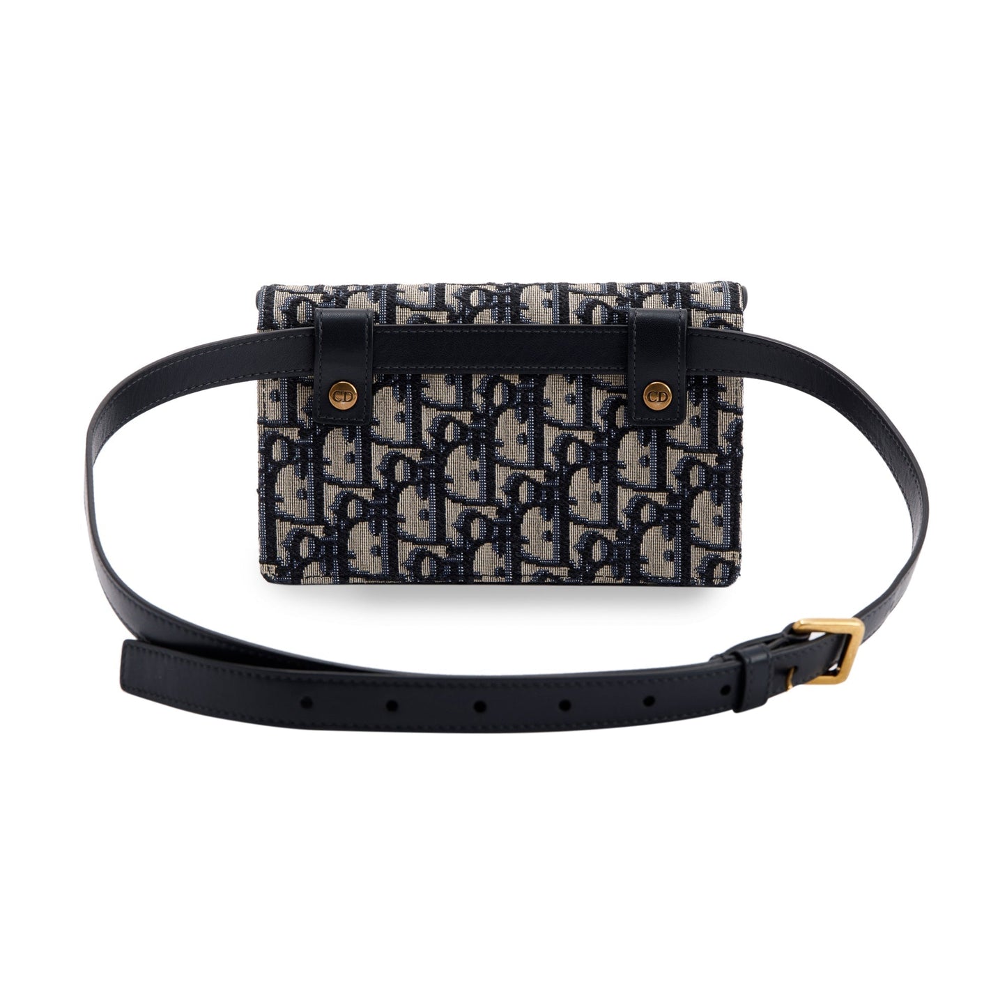 Christian Dior 2021 Oblique Saddle Belt Pouch
