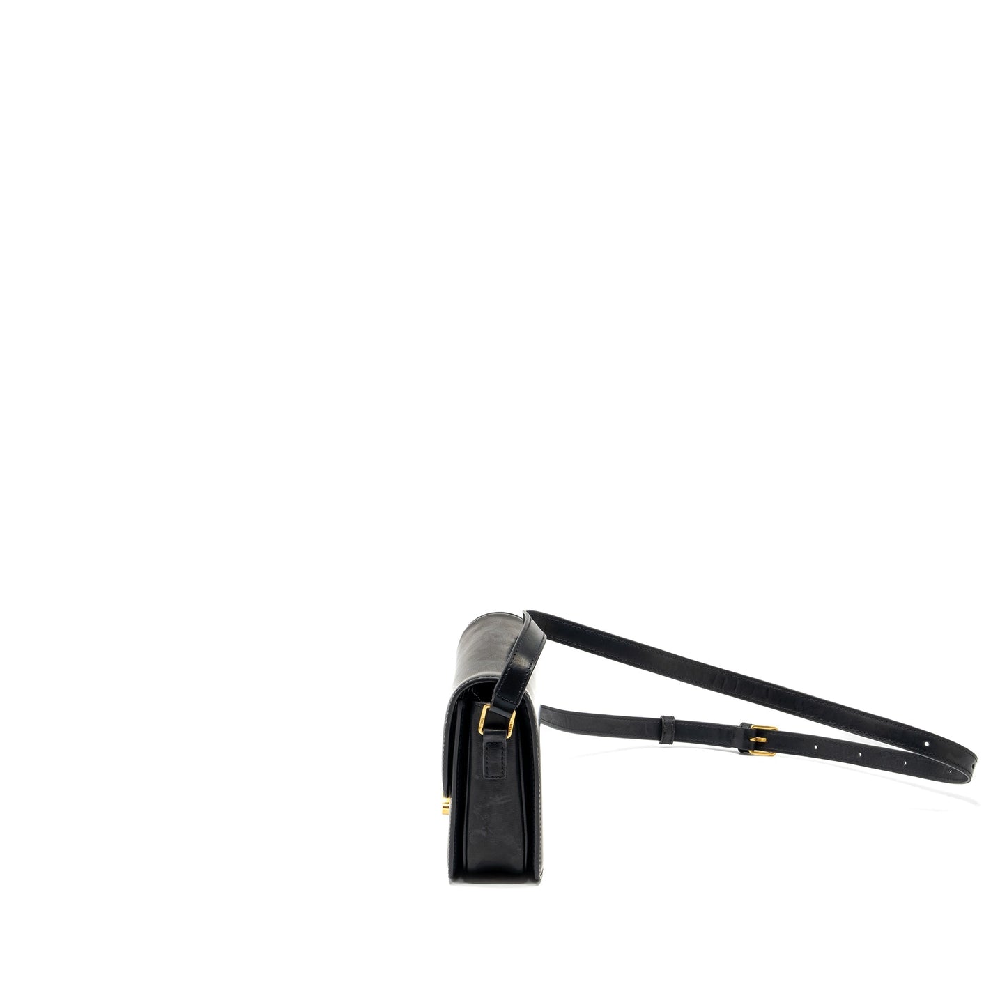 Celine Teen Triomphe Bag Calfskin Black GHW
