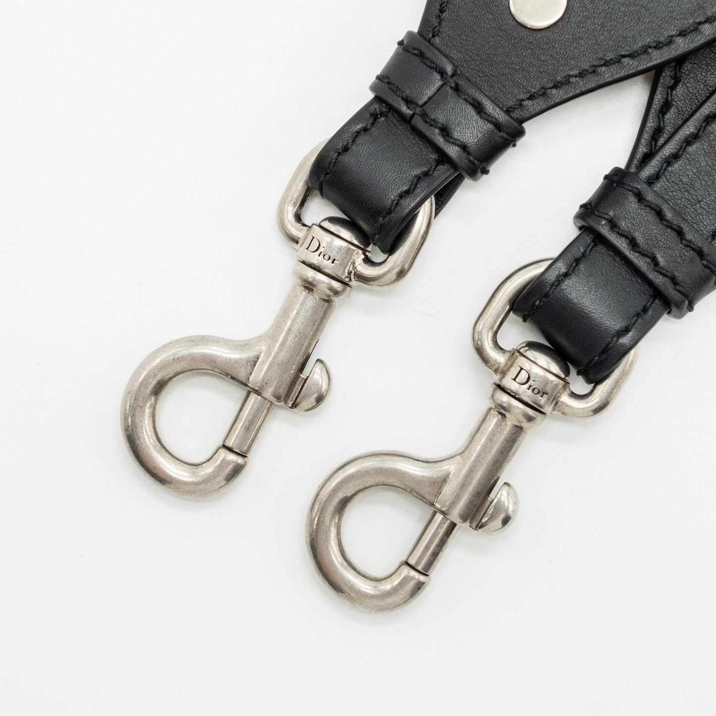 Dior Wide Shoulder Strap Canvas Embroidered Grey
