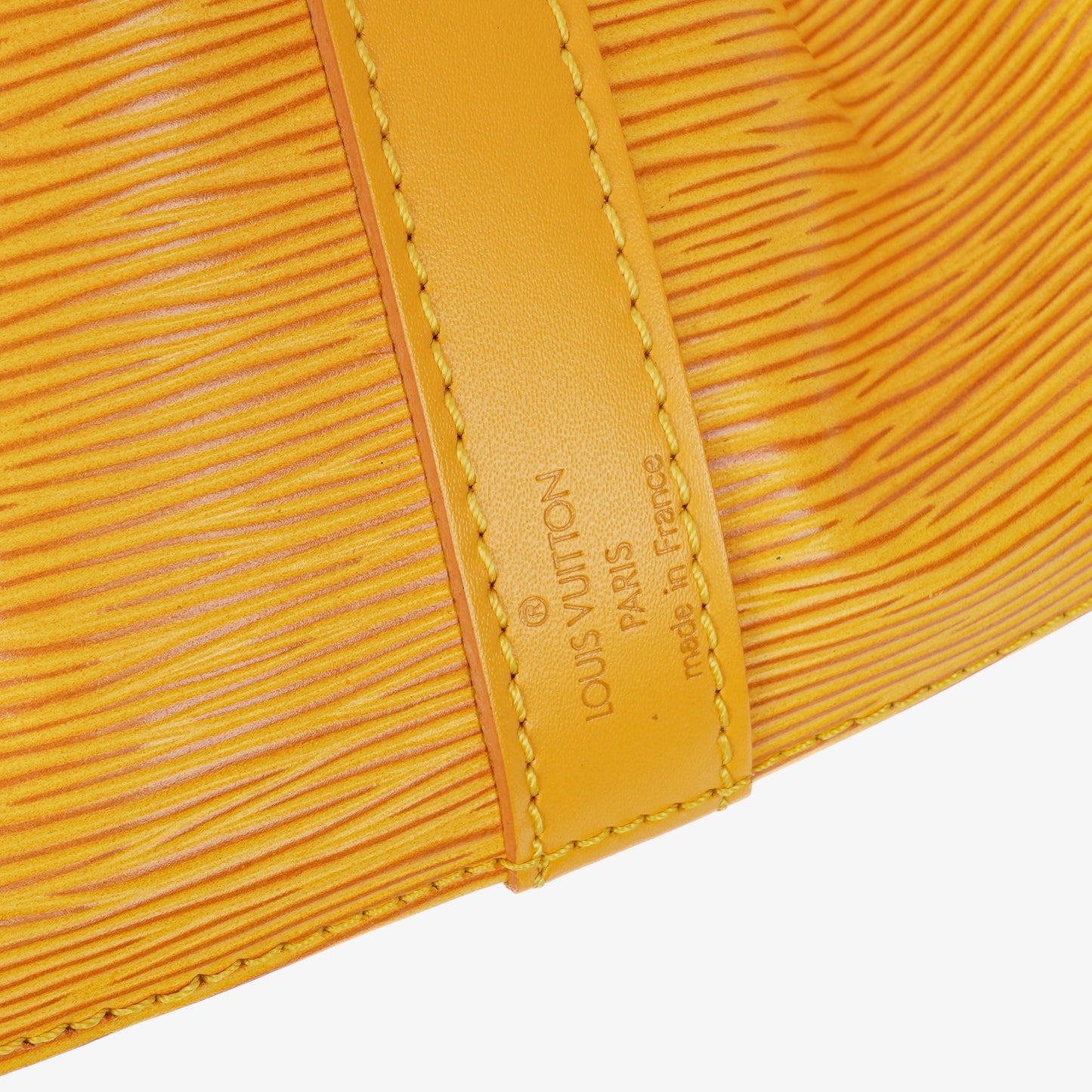 Louis Vuitton Petit Noe Yellow EPI Leather Shoulder Bag
