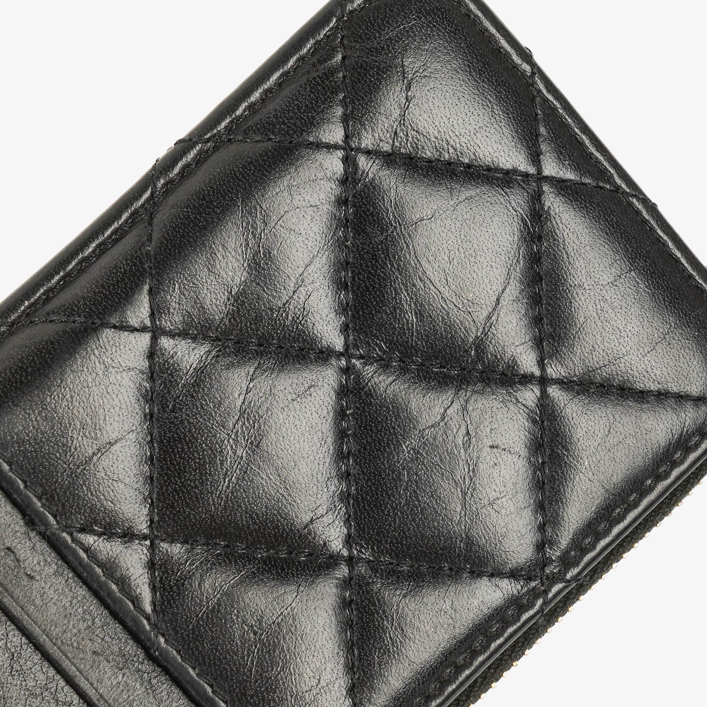 Chanel Black Quilted Leather Coin Purse