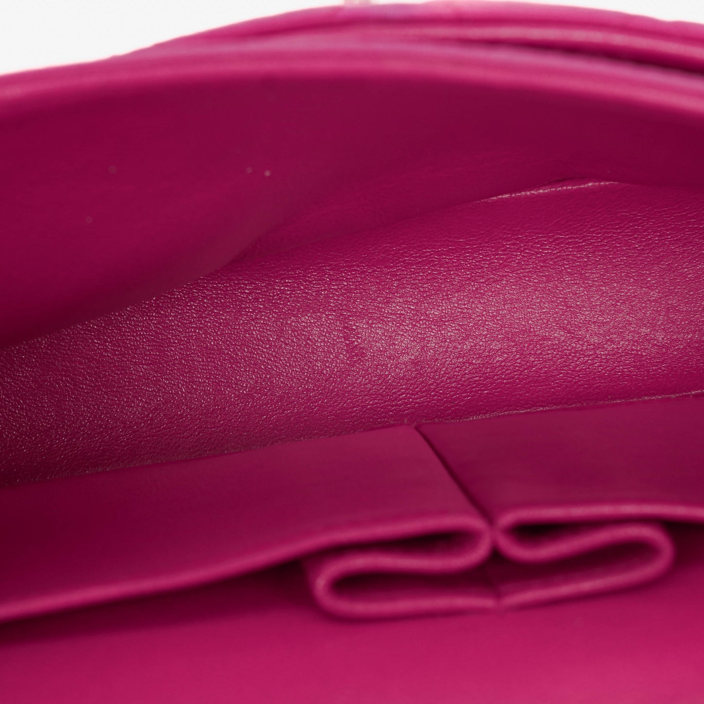 Chanel Classic Double Flap Bag Fuchsia Pink 24K Gold-Plated Hardware