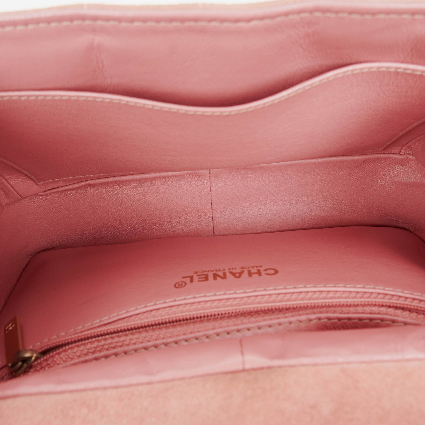 Chanel Chocolate Bar Single Flap Top Handle Bag